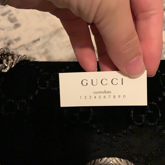 Brand NEW Gucci Dionysus GG Velvet Shoulder Bag - Picture 11 of 11